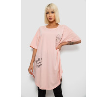 Футболка женская с принтом, цвет персиковый, 244R2416