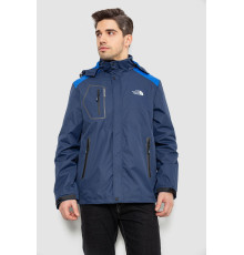 Куртка мужская демисезонная с капюшоном, цвет синий, 244R-2515A