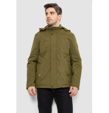 Куртка мужская демисезонная с капюшоном, цвет хаки, 244R9159A