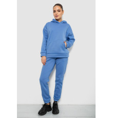 Спортивный костюм женский на флисе, цвет голубой, 257R85