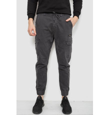 Штаны мужские однотонные, цвет серый, 244R1693