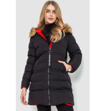 Куртка женская двусторонняя, цвет черно-красный, 129R818-555