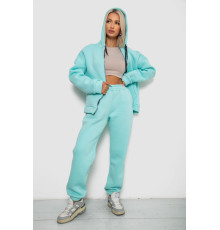 Спортивный костюм женский на флисе, цвет мятный, 238R5715