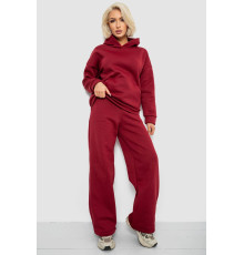 Спортивний костюм жіночий на флісі, колір бордовий, 257R87