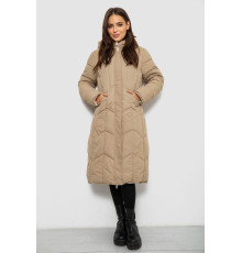 Куртка женская двусторонняя зимняя, цвет бежевый, 244R24115