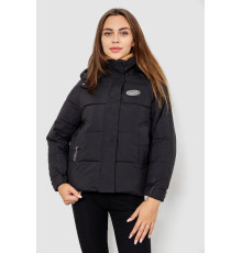 Куртка женская демисезонная с рукавом реглан, цвет черный, 244RE115