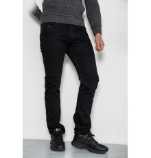 Джинсы мужские стрейч, цвет черный, 244R8525