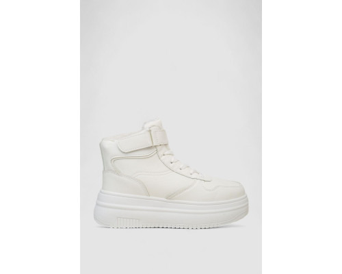 Кроссовки женские зимние на меху, цвет белый, 248RAM04