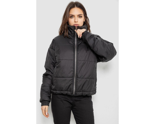 Куртка жіноча демісезонна, колір чорний, 102R5273