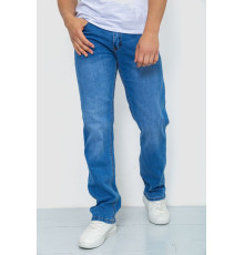 Джинси чоловічі з потертостями, колір блакитний, 244R22-784