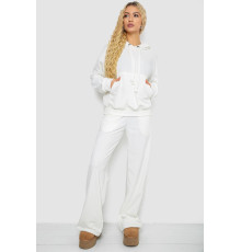 Спортивний костюм жіночий велюровий, колір молочний, 241R2001-20