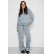 Спортивный костюм женский на флисе, цвет светло-серый, 241R2001-2