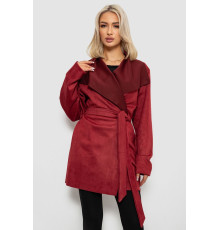 Кардиган женский однотонный, цвет бордовый, 257R001