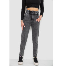 Джинси жіночі МОМ, колір темно-сірий, 244R3295