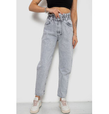 Джинсы женские Mom-fit, цвет серый, 244R1601S20 Джинсы женские Mom-fit, цвет серый, 244R1601S20