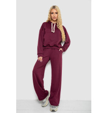 Спортивний костюм жіночий, колір бордовий, 241R2001-11