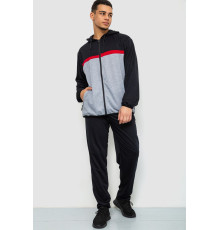 Спорт костюм мужской, цвет черно-серый, 244R9133 Спорт костюм мужской, цвет черно-серый, 244R9133