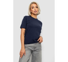 Футболка жіноча однотонна, колір синій, 241R1800