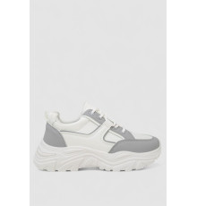 Кроссовки женские, цвет бело-серый, 248RA140 Кроссовки женские, цвет бело-серый, 248RA140