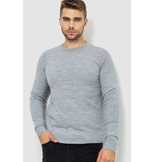 Свитер мужской однотонный, цвет светло-серый, 161R1770-1