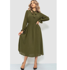 Платье нарядное, цвет хаки, 204R601