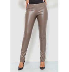 Лосины женскик из экокожи, цвет мокко, 214R5023
