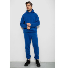 Спортивный костюм мужской на флисе, цвет электрик, 238R029