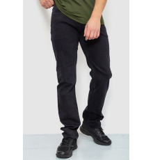 Джинси чоловічі однотонні, колір чорний, 244R115