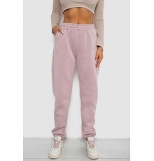 Спортивные штаны женские на флисе, цвет пудровый, 238R58671