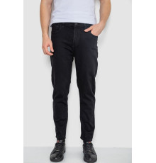 Джинсы мужские стрейч, цвет черный, 244R8562