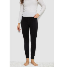 Лосины демисезонные одношовные, цвет черный, 139RF212