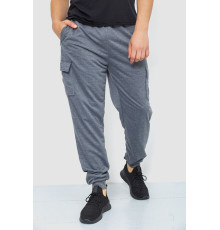 Спорт штаны мужские, цвет серый, 244R41206