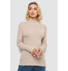 Гольф женский однотонный в рубчик, цвет бежевый, 238R803