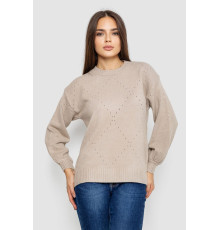 Свитер женский, цвет бежевый, 244R2026-8