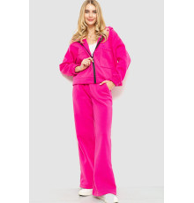 Спорт костюм женский на флисе, цвет розовый, 102R402