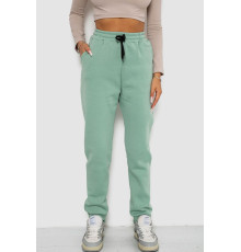 Спортивні штани жіночі на флісі, колір м'ятний, 238R57020 Спортивні штани жіночі на флісі, колір м'ятний, 238R57020