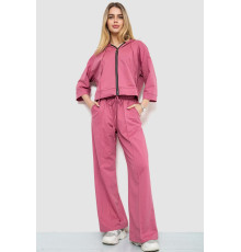 Спорт костюм женский двухнитка, цвет темно-пудровый, 102R5247