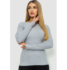 Кофта женская однотонная, цвет светло-серый, 244R2031