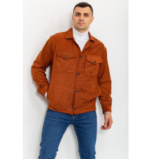 Ветровка  мужская на кнопках, цвет коричневый, 131R3022-1