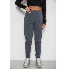 Спортивные штаны женские на флисе, цвет серый, 238R57013