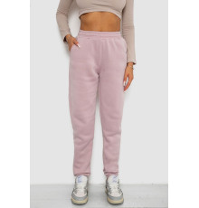 Спортивные штаны женские на флисе, цвет светло-пудровый, 238R57828