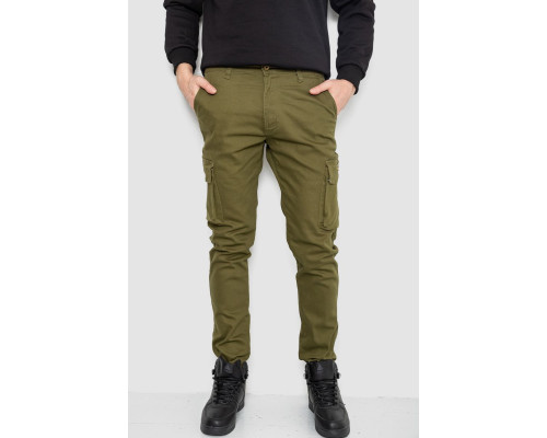 Джинси чоловічі демісезонні, колір хакі, 243R8083