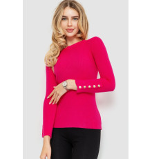 Кофта женская трикотажная однотонная, цвет розовый, 204R017