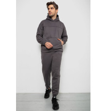 Спортивный костюм мужской на флисе, цвет серый, 238R029