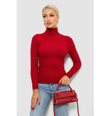 Гольф женский однотонный, цвет бордовый, 204R040