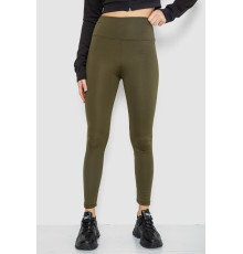 Лосини утеплені на флісі, колір хакі, 243R051