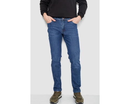 Джинсы мужские демисезонные, цвет синий, 243R8059