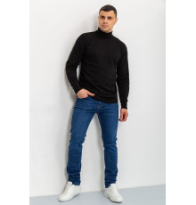 Свитер-гольф мужской, цвет черный, 161R892