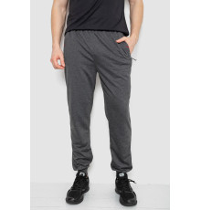 Спорт штани чоловічі, колір темно-сірий, 244R41669