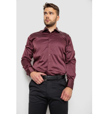 Рубашка мужская, цвет бордовый, 214R3061